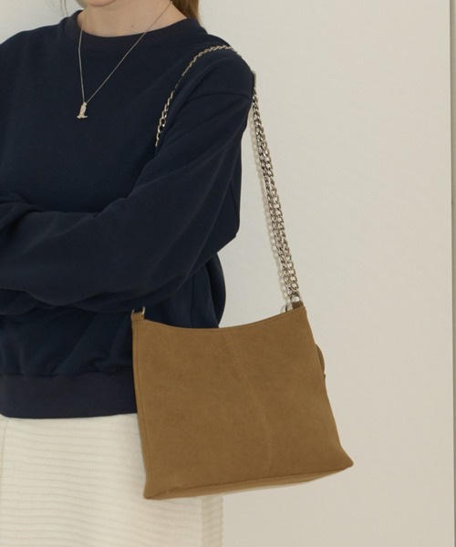 GIUNON（ジウノン）の「2way heart chain bag / 2wayハートチェーンバッグ（ショルダーバッグ・レディース・ブラック/クリーム/ブルー/ブラウン・FREE）」の13枚目の写真