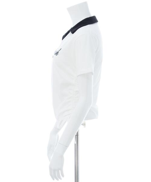 INGNI(イング)の「サイドドロストスキッパー襟配色トップス(Tシャツ/カットソー・レディース・ホワイト×ブラック/ブラック×ホワイト/ベージュ系6・M)」の19枚目の写真