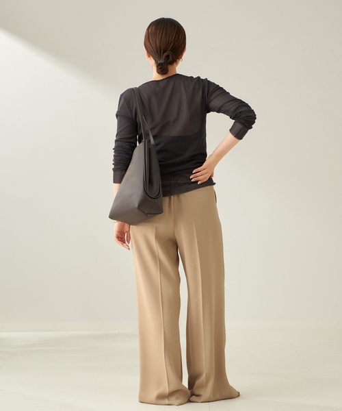 追加》Mesh Sheer ロンT 4（Tシャツ/カットソー）｜Plage（プラージュ