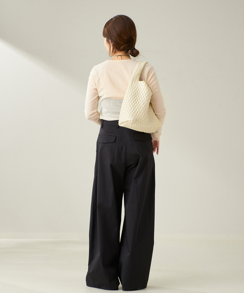 追加》Mesh Sheer ロンT 4（Tシャツ/カットソー）｜Plage