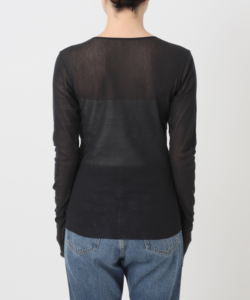 Plage Mesh Sheer ロンT plage｜《追加予約》Mesh Sheer ロンT 4 | Rakuten Fashion(楽天