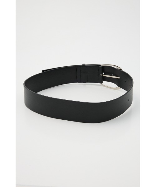 SLY（スライ）の「SIMPLY WIDE BELT シンプリーワイド ベルト（ベルト・レディース・ブラック・FREE）」の2枚目の写真