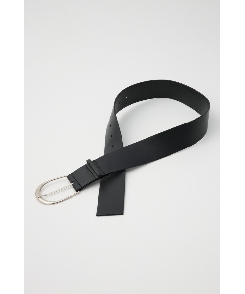 SLY（スライ）の「SIMPLY WIDE BELT シンプリーワイド ベルト（ベルト・レディース・ブラック・FREE）」の4枚目の写真