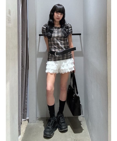 SLY（スライ）の「SIMPLY WIDE BELT シンプリーワイド ベルト（ベルト・レディース・ブラック・FREE）」の13枚目の写真