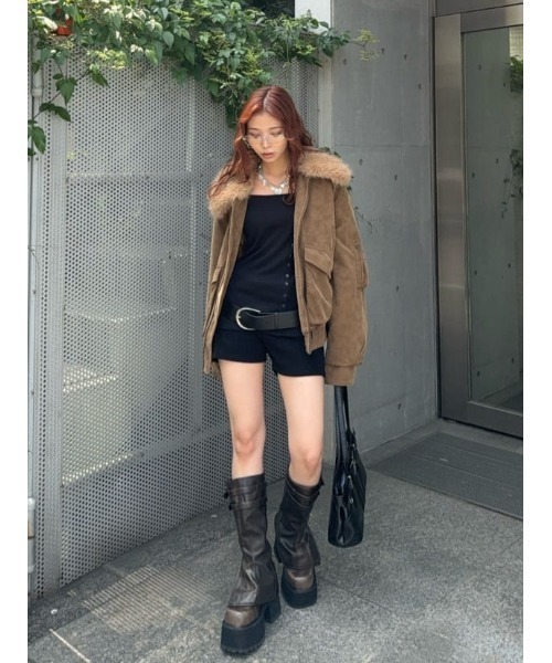 SLY（スライ）の「SIMPLY WIDE BELT シンプリーワイド ベルト（ベルト・レディース・ブラック・FREE）」の12枚目の写真