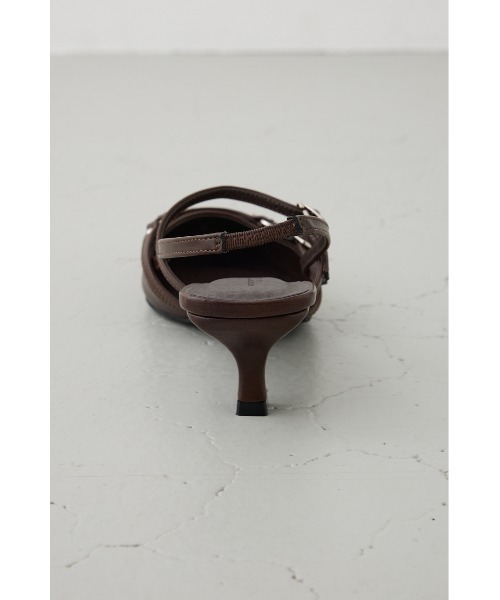 AZUL by moussy（アズールバイマウジー）の「ポインテッドベルトデザインパンプス（パンプス・レディース・ブラウン/ブラック・SMALL/MEDIUM/LARGE）」の20枚目の写真