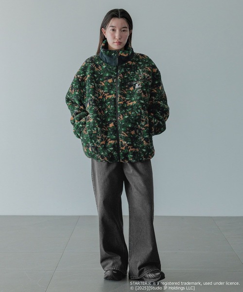 LOWRYS FARM（ローリーズファーム）の「【LFM(U)】ＳＴＡＲＴＥＲガラボアブルゾン　 592154（ブルゾン・メンズ・グリーン・MEDIUM/LARGE）」の2枚目の写真