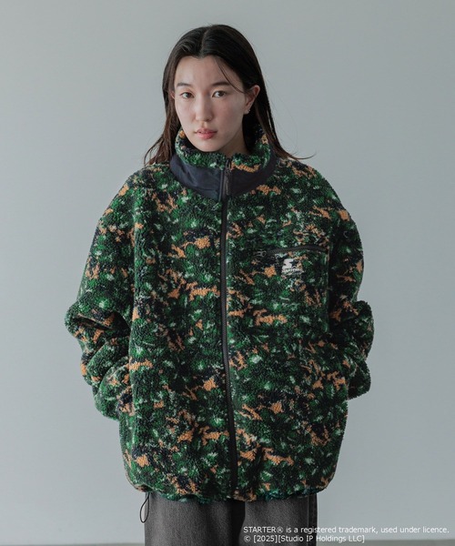 LOWRYS FARM（ローリーズファーム）の「【LFM(U)】ＳＴＡＲＴＥＲガラボアブルゾン　 592154（ブルゾン・メンズ・グリーン・MEDIUM/LARGE）」の4枚目の写真