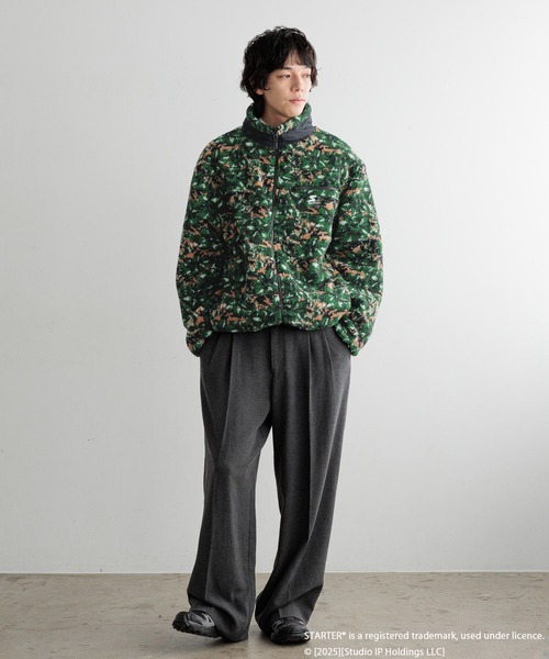 LOWRYS FARM（ローリーズファーム）の「【LFM(U)】ＳＴＡＲＴＥＲガラボアブルゾン　 592154（ブルゾン・メンズ・グリーン・MEDIUM/LARGE）」の9枚目の写真