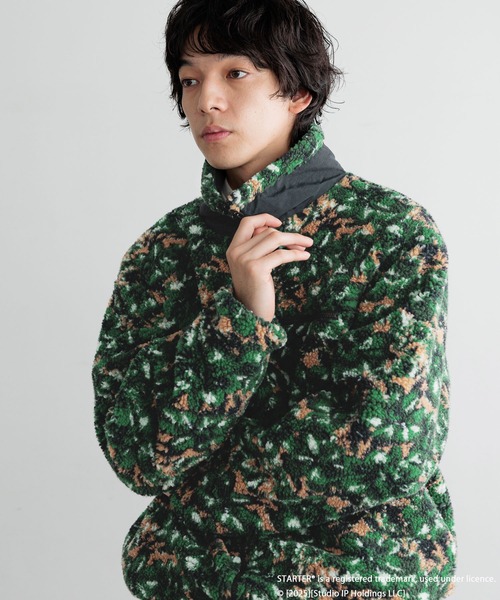 LOWRYS FARM（ローリーズファーム）の「【LFM(U)】ＳＴＡＲＴＥＲガラボアブルゾン　 592154（ブルゾン・メンズ・グリーン・MEDIUM/LARGE）」の11枚目の写真