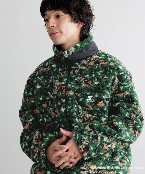 LOWRYS FARM（ローリーズファーム）の「【LFM(U)】ＳＴＡＲＴＥＲガラボアブルゾン　 592154（ブルゾン・メンズ・グリーン・MEDIUM/LARGE）」の13枚目の写真