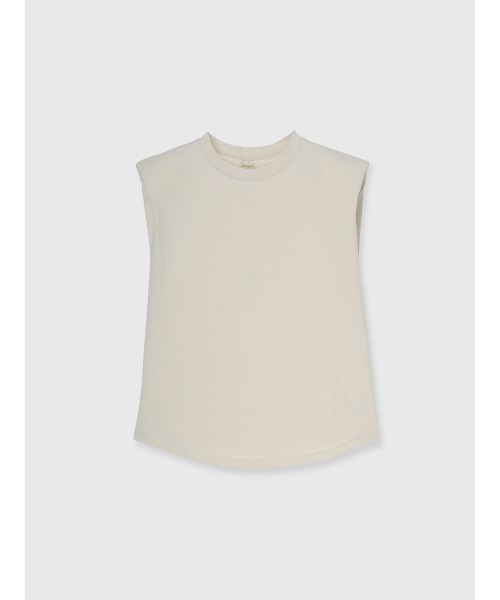 EIMY ISTOIRE(エイミーイストワール)の「ウエストタックノースリトップス(Tシャツ/カットソー・レディース・ブラック/ベージュ/ピンク/ホワイト・F)」の17枚目の写真