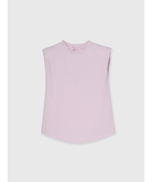 EIMY ISTOIRE(エイミーイストワール)の「ウエストタックノースリトップス(Tシャツ/カットソー・レディース・ブラック/ベージュ/ピンク/ホワイト・F)」の19枚目の写真