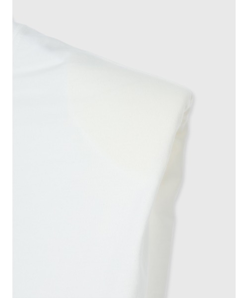 EIMY ISTOIRE(エイミーイストワール)の「ウエストタックノースリトップス(Tシャツ/カットソー・レディース・ブラック/ベージュ/ピンク/ホワイト・F)」の22枚目の写真