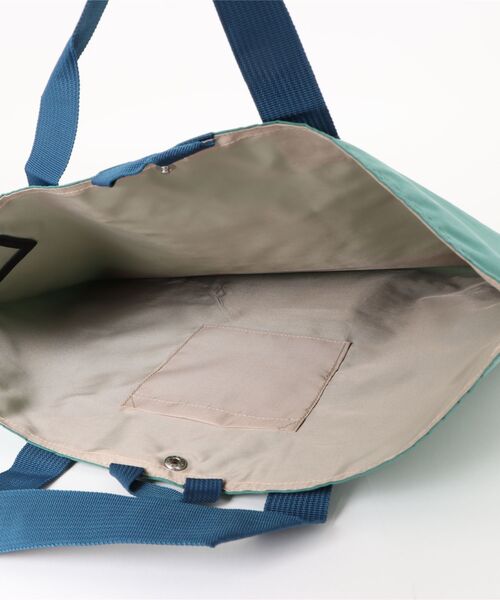 Ocean&Ground（オーシャン&グラウンド）の「レッスンバッグ/GOODAY（トートバッグ・キッズ・ベージュ/エメラルド/ブラック/ダークネイビー/ピンク/ターコイズブルー/マスタード/ミント/ラベンダー/パープル・FREE）」の16枚目の写真