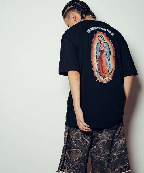 Subciety（サブサエティ）の「Maria tee（Tシャツ/カットソー・メンズ・ブラック/ホワイト・MEDIUM/SMALL/XX-LARGE/X-LARGE/LARGE）」の5枚目の写真
