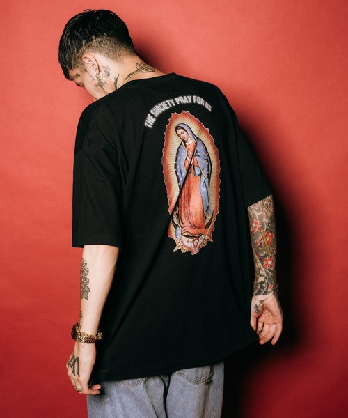 Subciety（サブサエティ）の「Maria tee（Tシャツ/カットソー・メンズ・ブラック/ホワイト・MEDIUM/SMALL/XX-LARGE/X-LARGE/LARGE）」の17枚目の写真