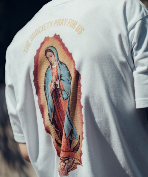 Subciety（サブサエティ）の「Maria tee（Tシャツ/カットソー・メンズ・ブラック/ホワイト・MEDIUM/SMALL/XX-LARGE/X-LARGE/LARGE）」の12枚目の写真