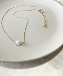 PARKS TOKYO SELECT（パークストウキョウセレクト）の「金属アレルギー対応 サージカルステンレス/316L 一粒ミニ淡水パールネックレス｜オケージョン（ネックレス）」