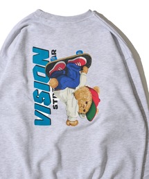 VISION STREET WEAR | 【VISION STREET WEAR】オリジナルグラフィック スケーターベアー クルーネックスウェットプルオーバー(スウェット)