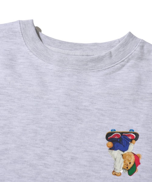 VISION STREET WEAR（ヴィジョンストリートウェア）の「【VISION STREET WEAR】オリジナルグラフィック スケーターベアー クルーネックスウェットプルオーバー（スウェット・レディース・チャコールグレー/ワインレッド/ライトグレー・LARGE/MEDIUM/X-LARGE）」の8枚目の写真