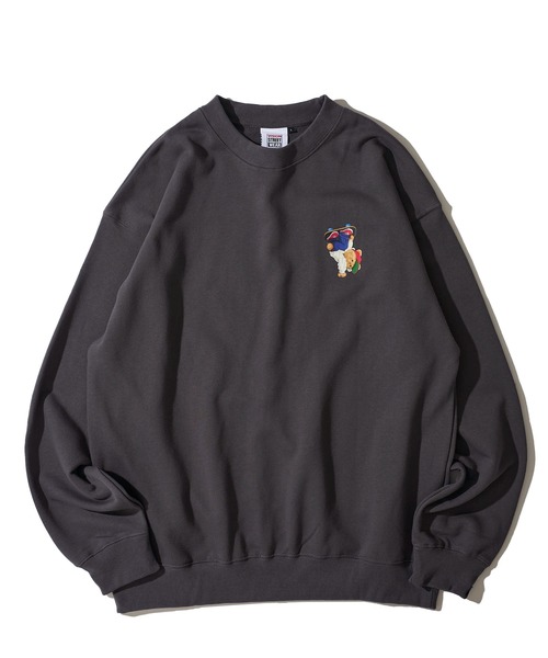 VISION STREET WEAR（ヴィジョンストリートウェア）の「【VISION STREET WEAR】オリジナルグラフィック スケーターベアー クルーネックスウェットプルオーバー（スウェット・レディース・チャコールグレー/ワインレッド/ライトグレー・LARGE/MEDIUM/X-LARGE）」の14枚目の写真