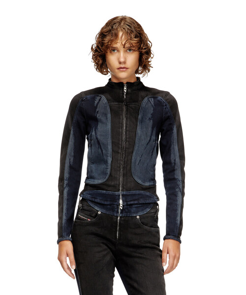 DIESEL /ディーゼル VISEMAC オーバーサイズフリルデニムジャケット DIESEL /ディーゼル VISEMAC オーバーサイズフリルデニム