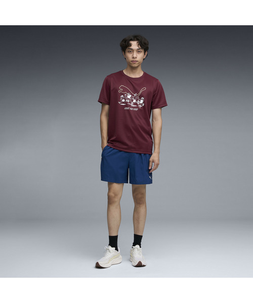 PUMA（プーマ）の「PUMA プーマ メンズ ランニング グラフィック メッシュ 半袖 Tシャツ（Tシャツ/カットソー・メンズ・レッド系その他/ブラック・XX-LARGE/MEDIUM/X-LARGE/LARGE/SMALL）」の15枚目の写真