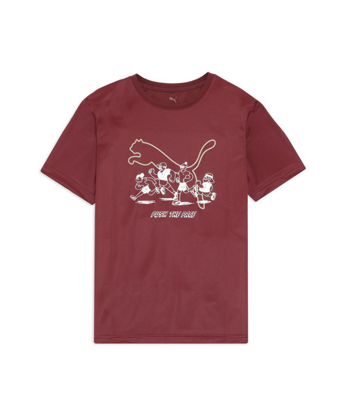 PUMA（プーマ）の「PUMA プーマ メンズ ランニング グラフィック メッシュ 半袖 Tシャツ（Tシャツ/カットソー・メンズ・レッド系その他/ブラック・XX-LARGE/MEDIUM/X-LARGE/LARGE/SMALL）」の14枚目の写真