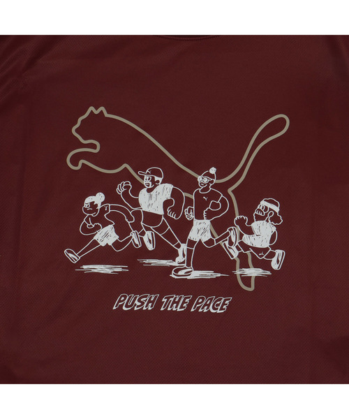 PUMA（プーマ）の「PUMA プーマ メンズ ランニング グラフィック メッシュ 半袖 Tシャツ（Tシャツ/カットソー・メンズ・レッド系その他/ブラック・XX-LARGE/MEDIUM/X-LARGE/LARGE/SMALL）」の11枚目の写真