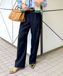 NOLLEY’S | 《セットアップ対応》ウォッシャブルウール調セミワイドパンツ(その他パンツ)