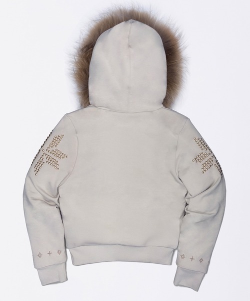 SCULPTOR（スカルプター）の「Fur Trimming Hooded Zip-Up
