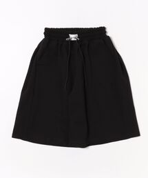 pleated sweat bermuda shorts