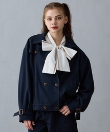 NICOLE CLUB（ニコル　クラブ）の「ブルゾン風トレンチジャケット（その他アウター）」