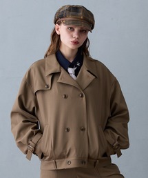 NICOLE CLUB | ブルゾン風トレンチジャケット(その他アウター)