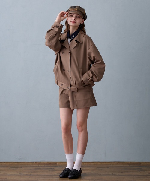 セール】ブルゾン風トレンチジャケット（その他アウター）｜NICOLE