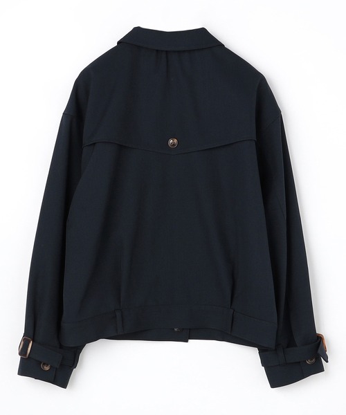 NICOLE CLUB（ニコル　クラブ）の「ブルゾン風トレンチジャケット（その他アウター・レディース・ブラウン/グリーン/ネイビー・MEDIUM）」の17枚目の写真