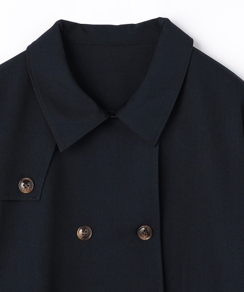 NICOLE CLUB（ニコル　クラブ）の「ブルゾン風トレンチジャケット（その他アウター・レディース・ブラウン/グリーン/ネイビー・MEDIUM）」の18枚目の写真