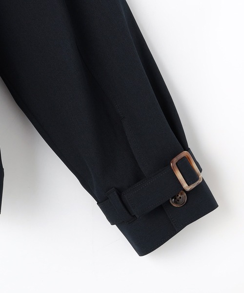 NICOLE CLUB（ニコル　クラブ）の「ブルゾン風トレンチジャケット（その他アウター・レディース・ブラウン/グリーン/ネイビー・MEDIUM）」の19枚目の写真