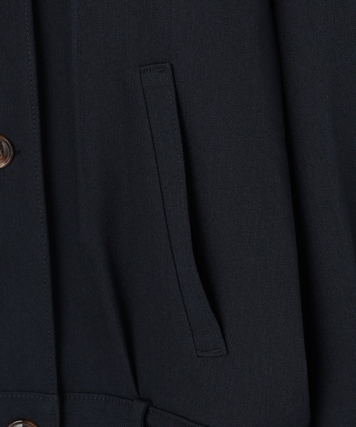 NICOLE CLUB（ニコル　クラブ）の「ブルゾン風トレンチジャケット（その他アウター・レディース・ブラウン/グリーン/ネイビー・MEDIUM）」の20枚目の写真