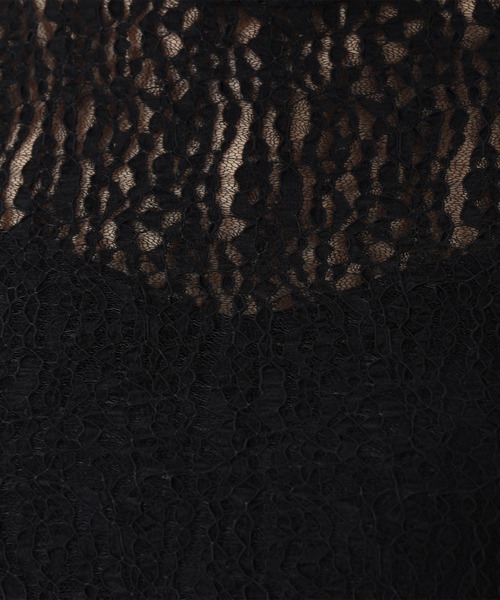 MISCH MASCH（ミッシュマッシュ）の「2025秋冬新作 シアーレースカットソー（Tシャツ/カットソー・レディース・ホワイト/ブラック・ﾌﾘ-）」の19枚目の写真