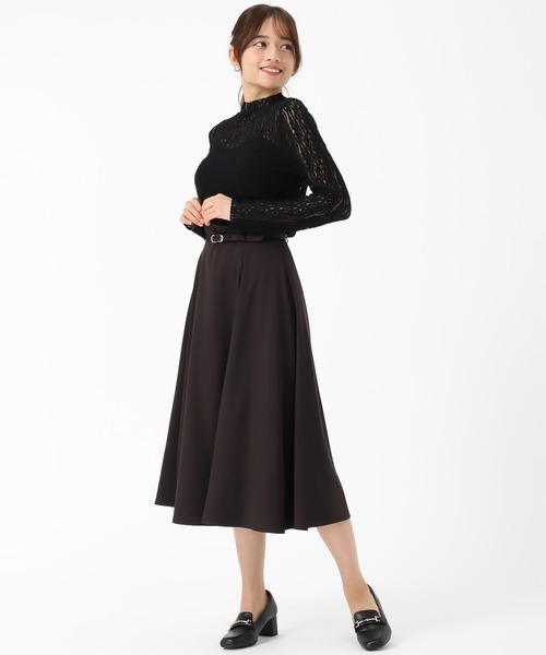 MISCH MASCH（ミッシュマッシュ）の「2025秋冬新作 シアーレースカットソー（Tシャツ/カットソー・レディース・ホワイト/ブラック・ﾌﾘ-）」の20枚目の写真