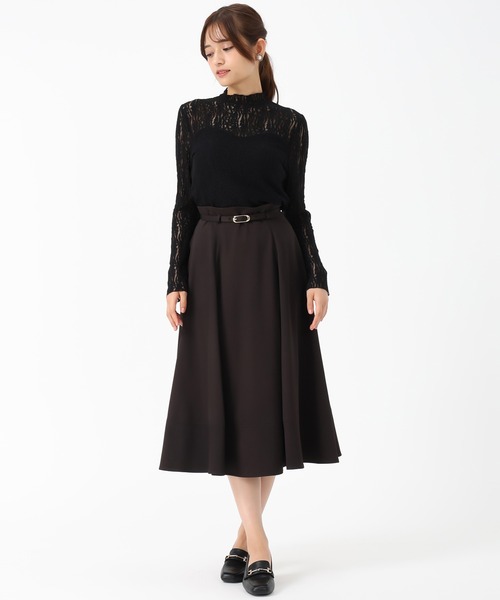 MISCH MASCH（ミッシュマッシュ）の「2025秋冬新作 シアーレースカットソー（Tシャツ/カットソー・レディース・ホワイト/ブラック・ﾌﾘ-）」の22枚目の写真