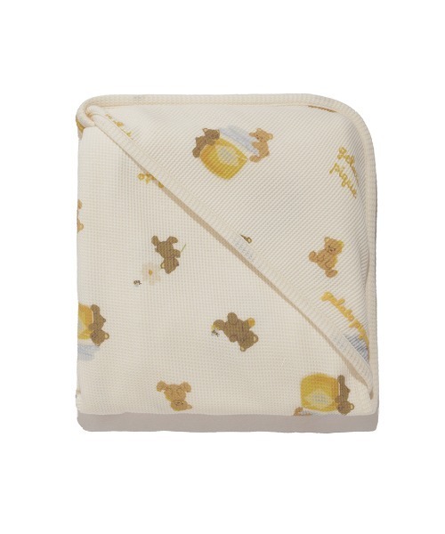 セール】【BABY】はちみつベア柄ブランケット（おくるみ）｜gelato