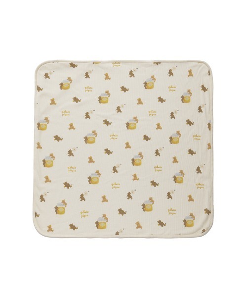 gelato pique（ジェラートピケ）の「【BABY】はちみつベア柄ブランケット（おくるみ・キッズ・オフホワイト・F）」の3枚目の写真