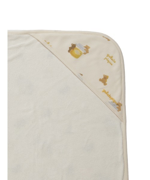gelato pique（ジェラートピケ）の「【BABY】はちみつベア柄ブランケット（おくるみ・キッズ・オフホワイト・F）」の6枚目の写真
