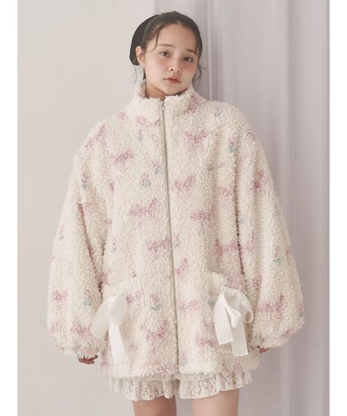 andmary Mary quilting knit jacket 限定 ピンク andmary Mary