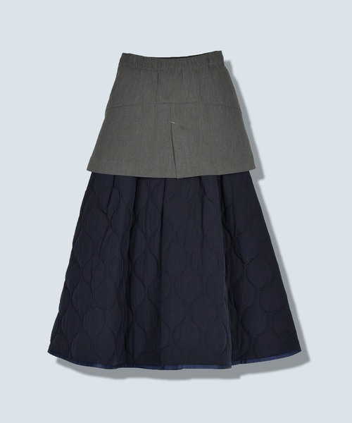 MIX FABRIC FLARE SK（スカート）｜OMMO（オーエムエムオー）の
