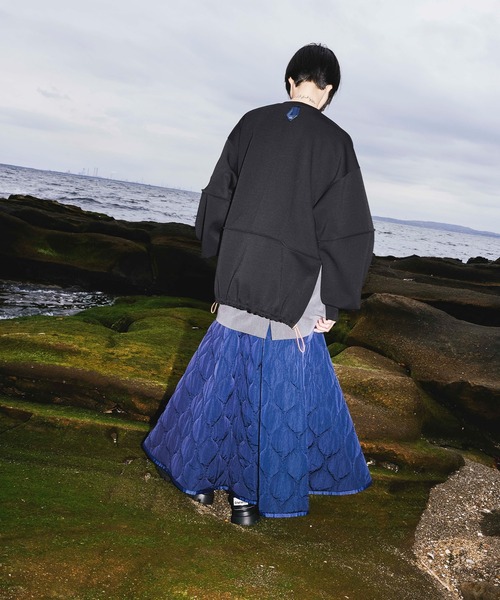 MIX FABRIC FLARE SK（スカート）｜OMMO（オーエムエムオー）の