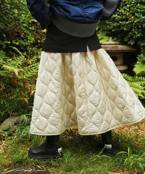 MIX FABRIC FLARE SK（スカート）｜OMMO（オーエムエムオー）の